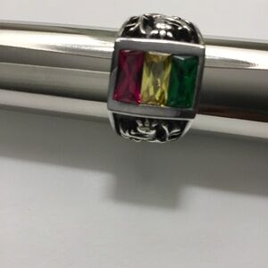 Ring Rasta Lion man ring 7 1/2